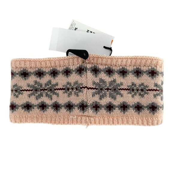 NEW/NWT Timberland Pink Fair Isle Knit Fleece Lined Headband  NEW/NWT Timberland Pink Fair Isle Knit Fleece Lined Headband OS